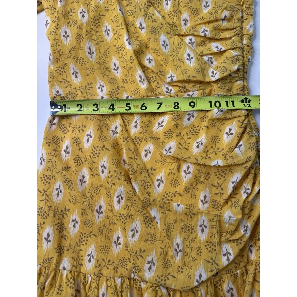 Veronica Beard Virginia Dress Size 0 Sun Multi Yellow Silk Cotton Maxi NWT